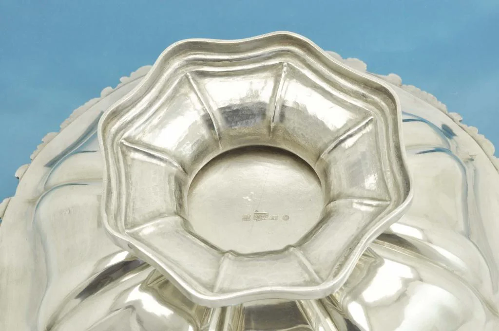 Старинная ВАЗА конфетница серебро 84 пробы Россия - миниатюра 6