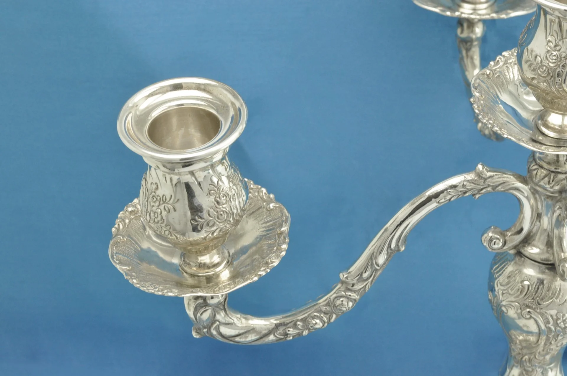 ПОДСВЕЧНИК серебро 800 пробы Германия - миниатюра 6