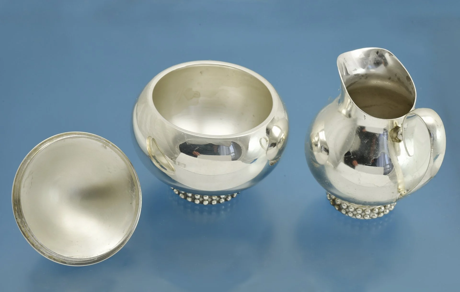 КОФЕЙНЫЙ СЕРВИЗ серебро 925 пробы Германия - миниатюра 6