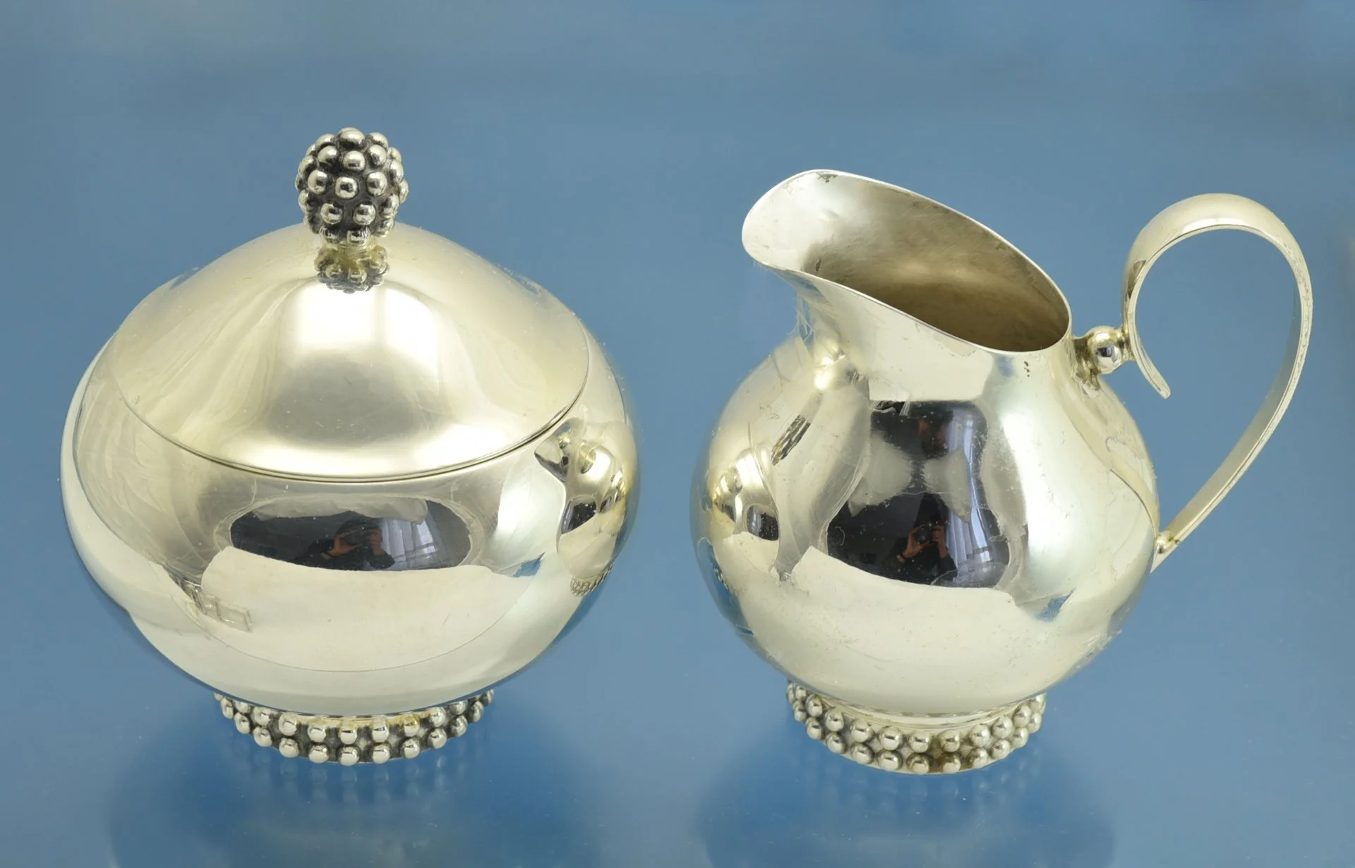 КОФЕЙНЫЙ СЕРВИЗ серебро 925 пробы Германия - миниатюра 7