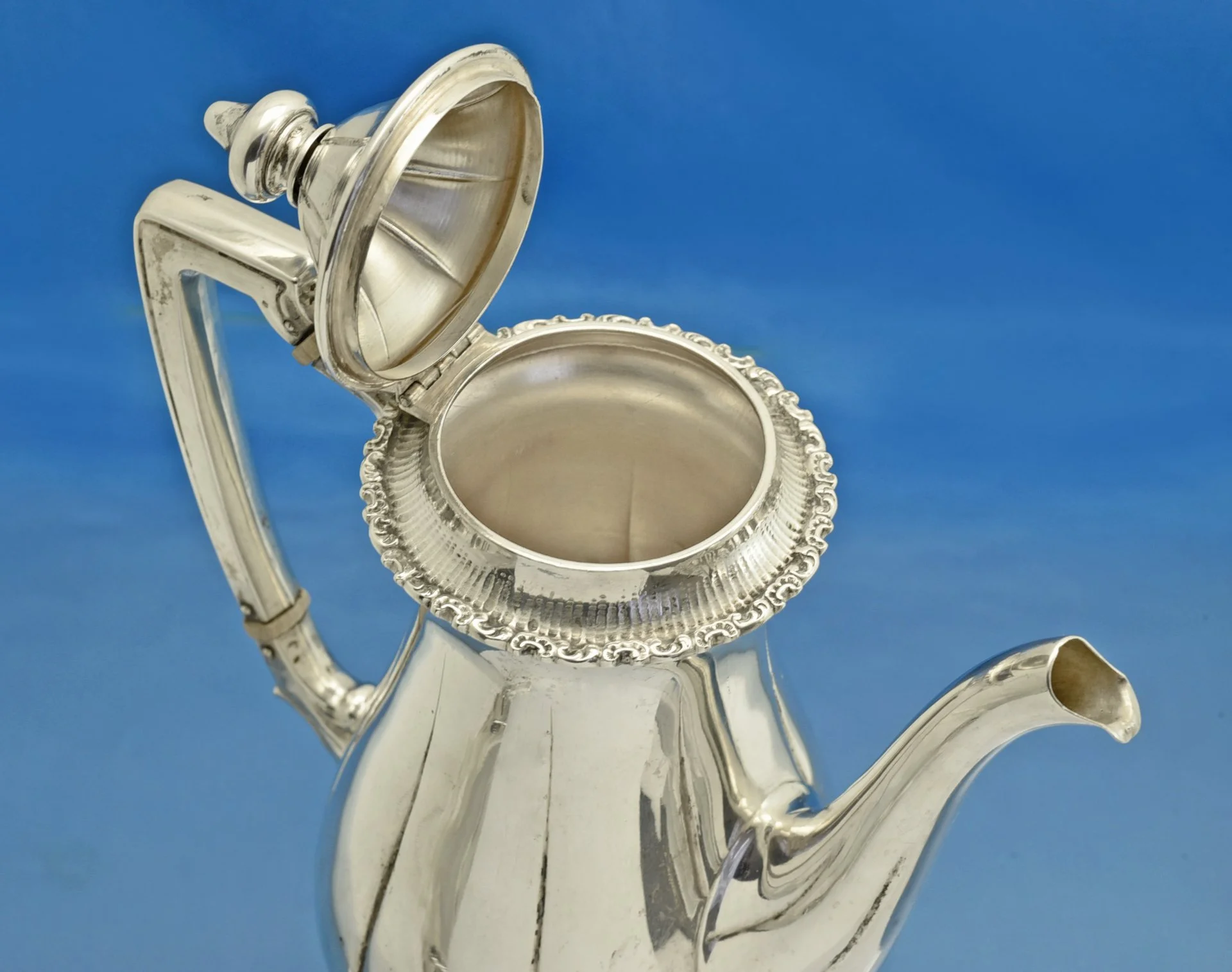 КОФЕЙНЫЙ СЕРВИЗ серебро 800 пробы Германия - миниатюра 3