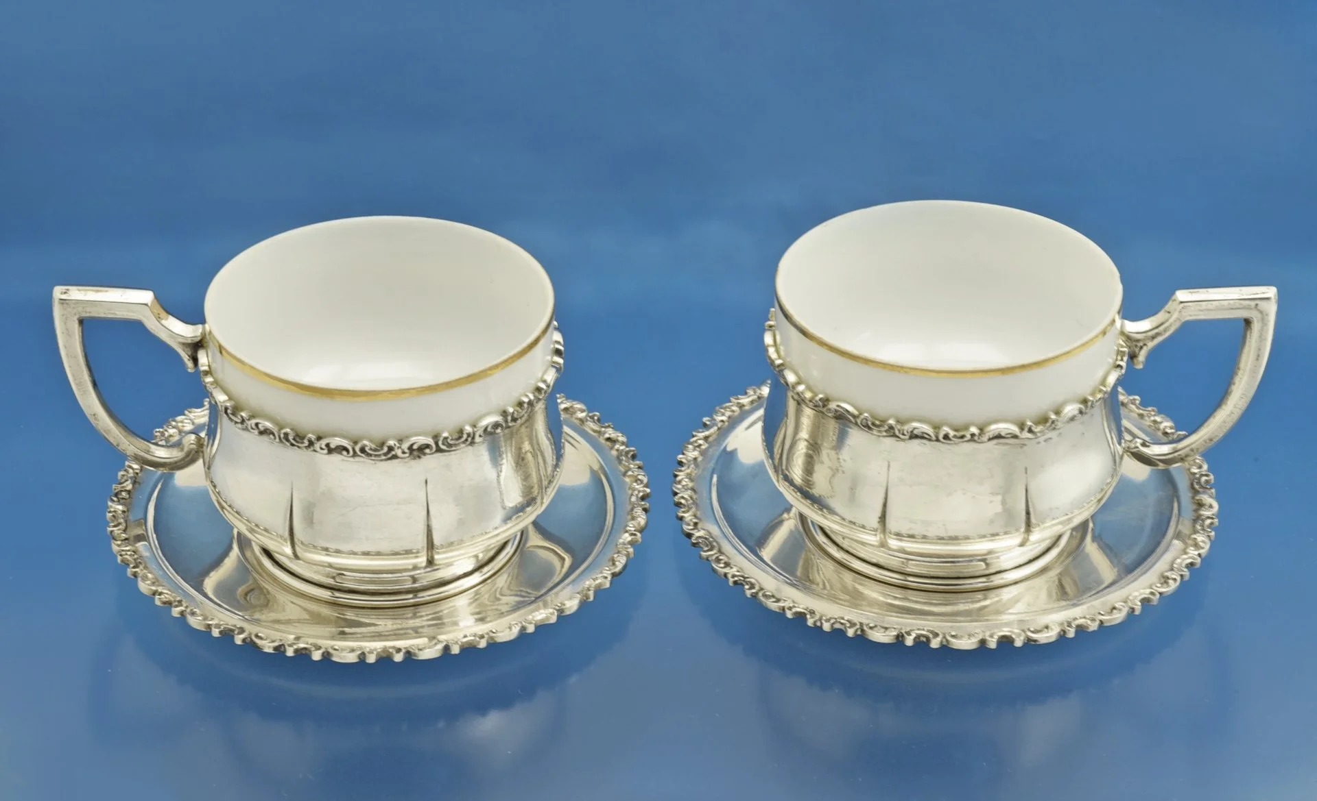 КОФЕЙНЫЙ СЕРВИЗ серебро 800 пробы Германия - миниатюра 6