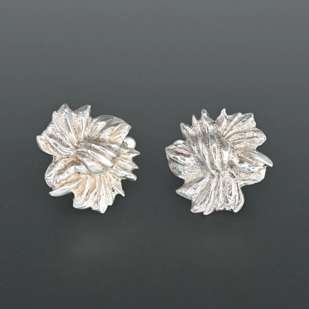 Серьги серебро 925 проба СССР - миниатюра 2