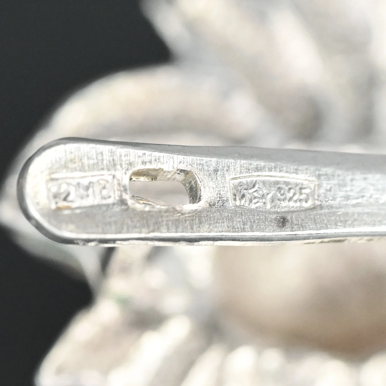 Серьги серебро 925 проба СССР - миниатюра 4