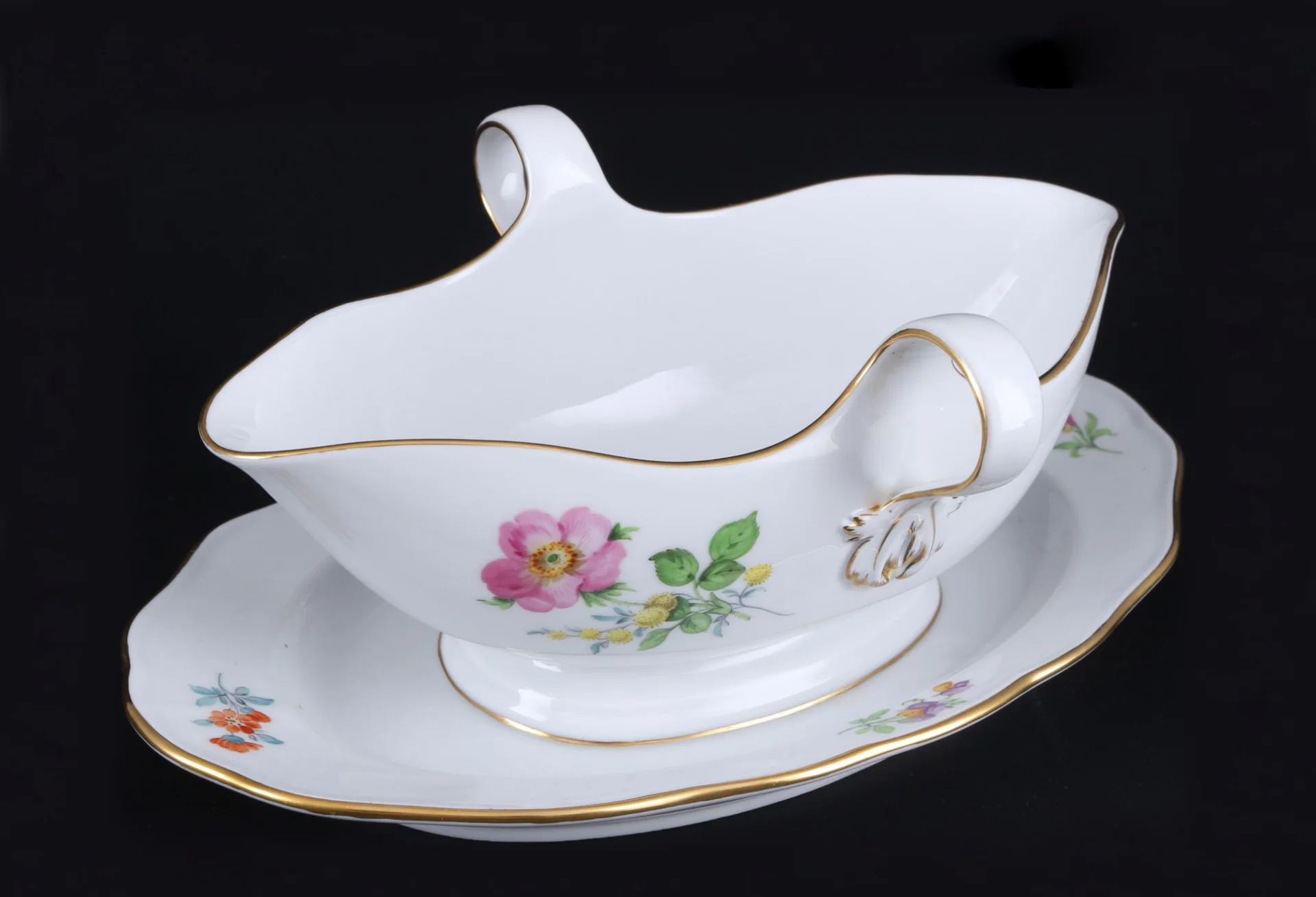 СТОЛОВЫЙ СЕРВИЗ "Цветы" фарфор Майсен Meissen - миниатюра 5