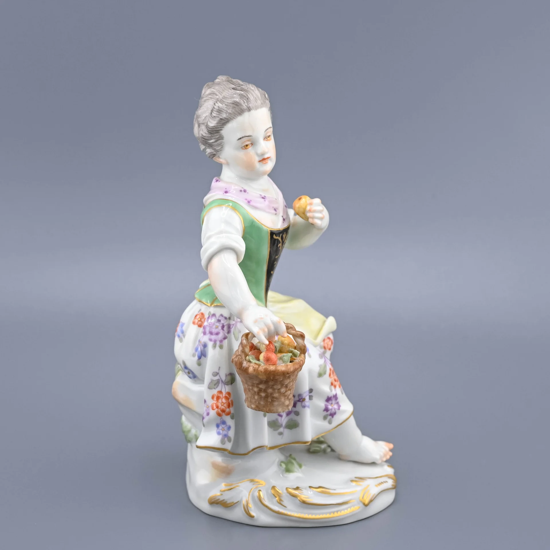 ЮНАЯ САДОВНИЦА фарфор Майсен Meissen - миниатюра 2
