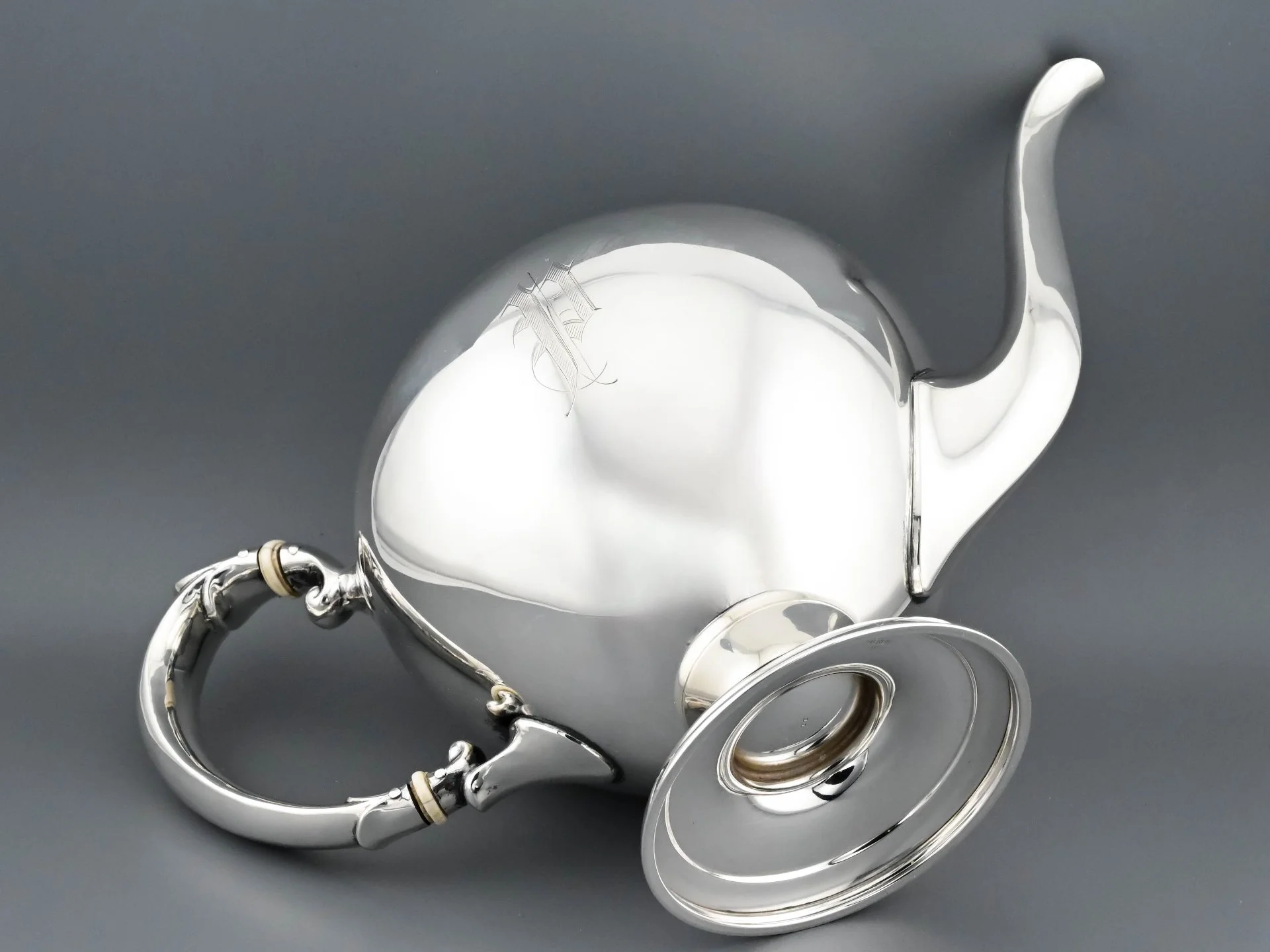 Чайник серебро 925 проба sterling США - миниатюра 3