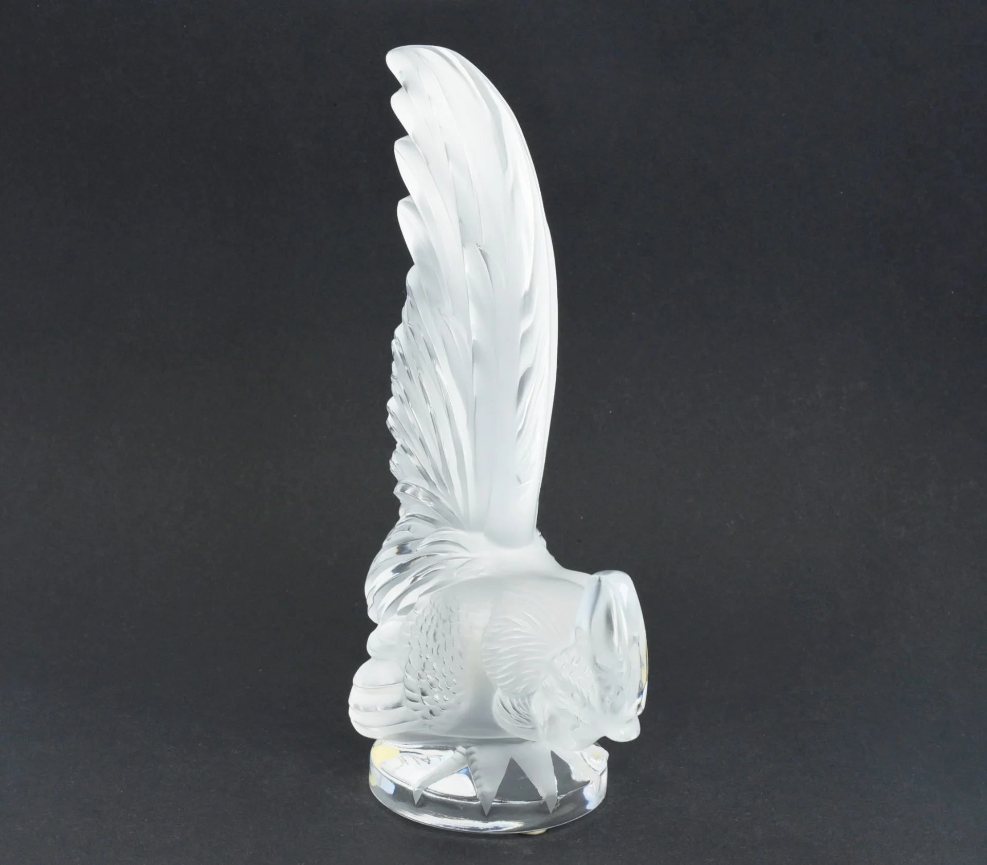 ПЕТУХ Lalique стекло Франция - миниатюра 2