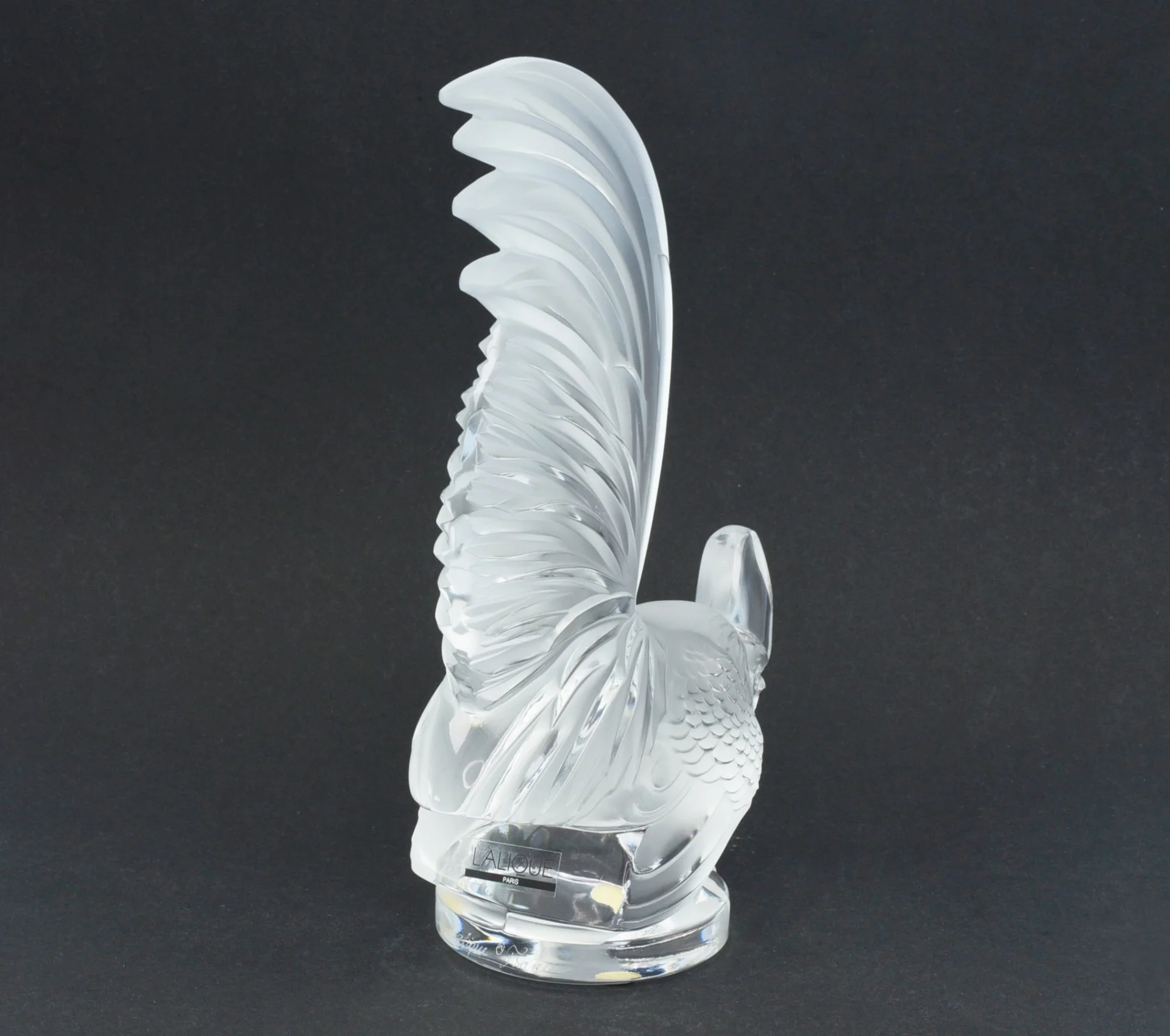 ПЕТУХ Lalique стекло Франция - миниатюра 3