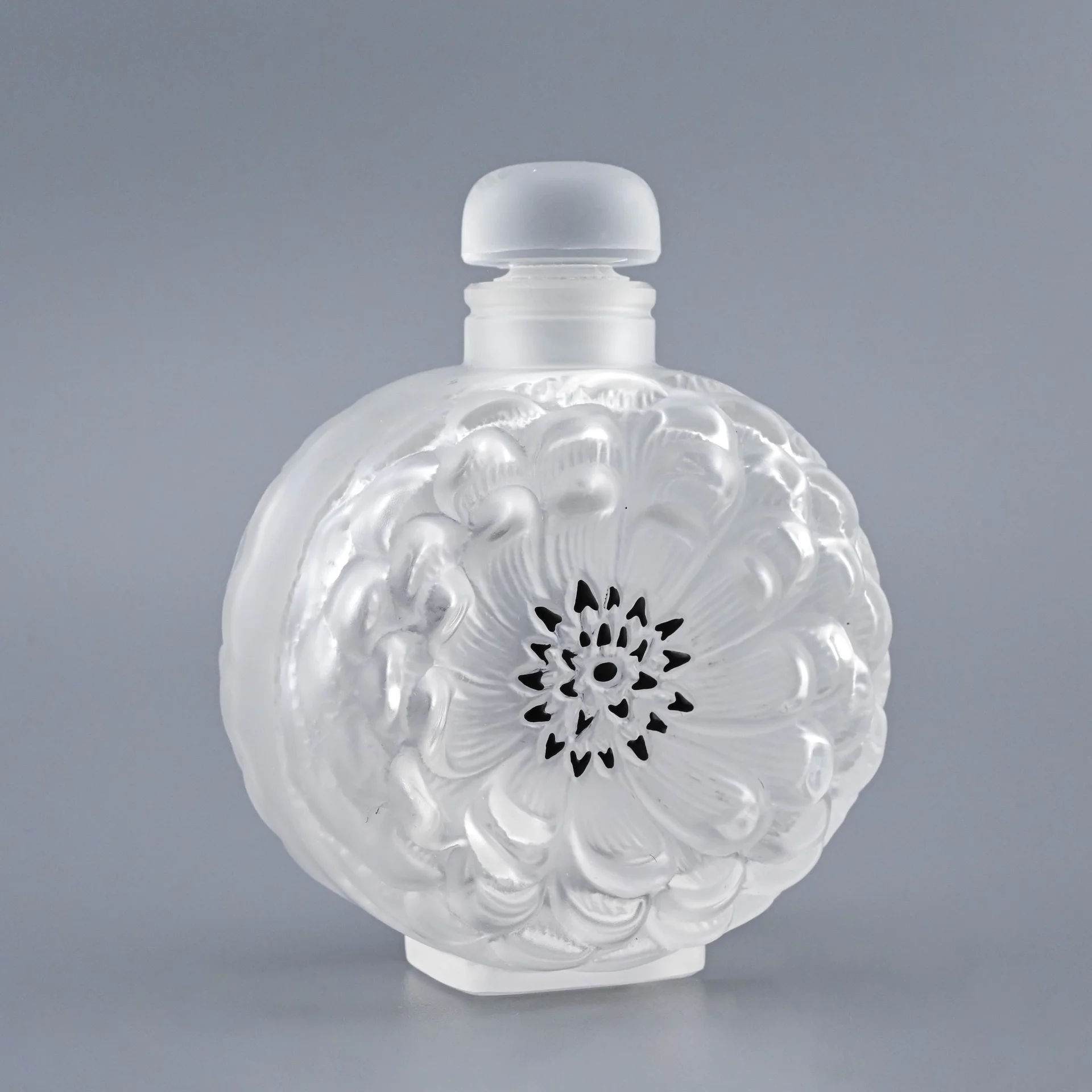 Коллекционный флакон стекло Lalique Георгины - изображение 1