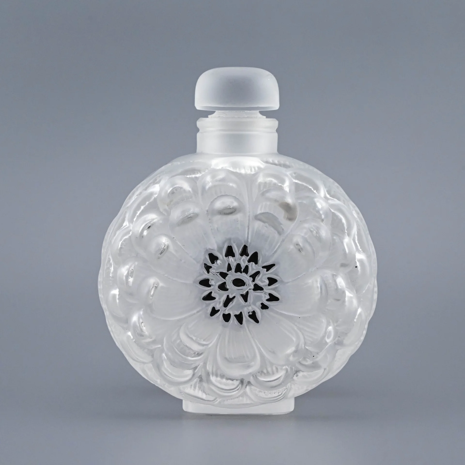Коллекционный флакон стекло Lalique Георгины - миниатюра 2