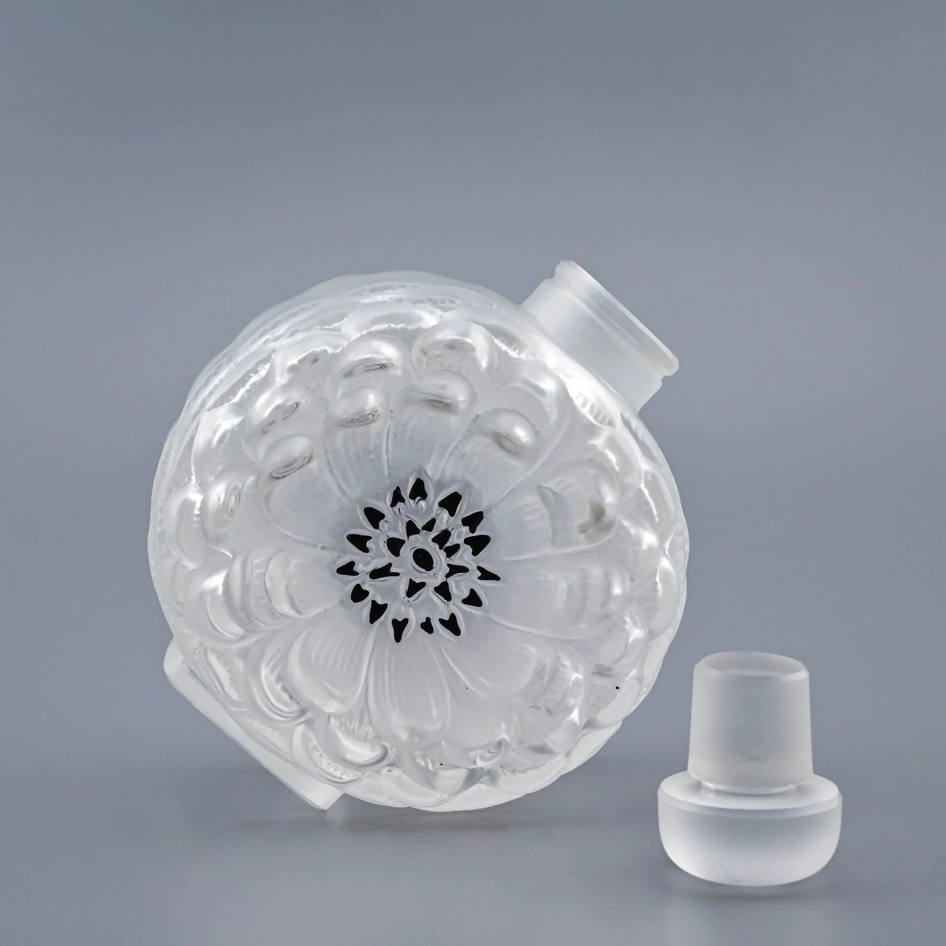 Коллекционный флакон стекло Lalique Георгины - миниатюра 4