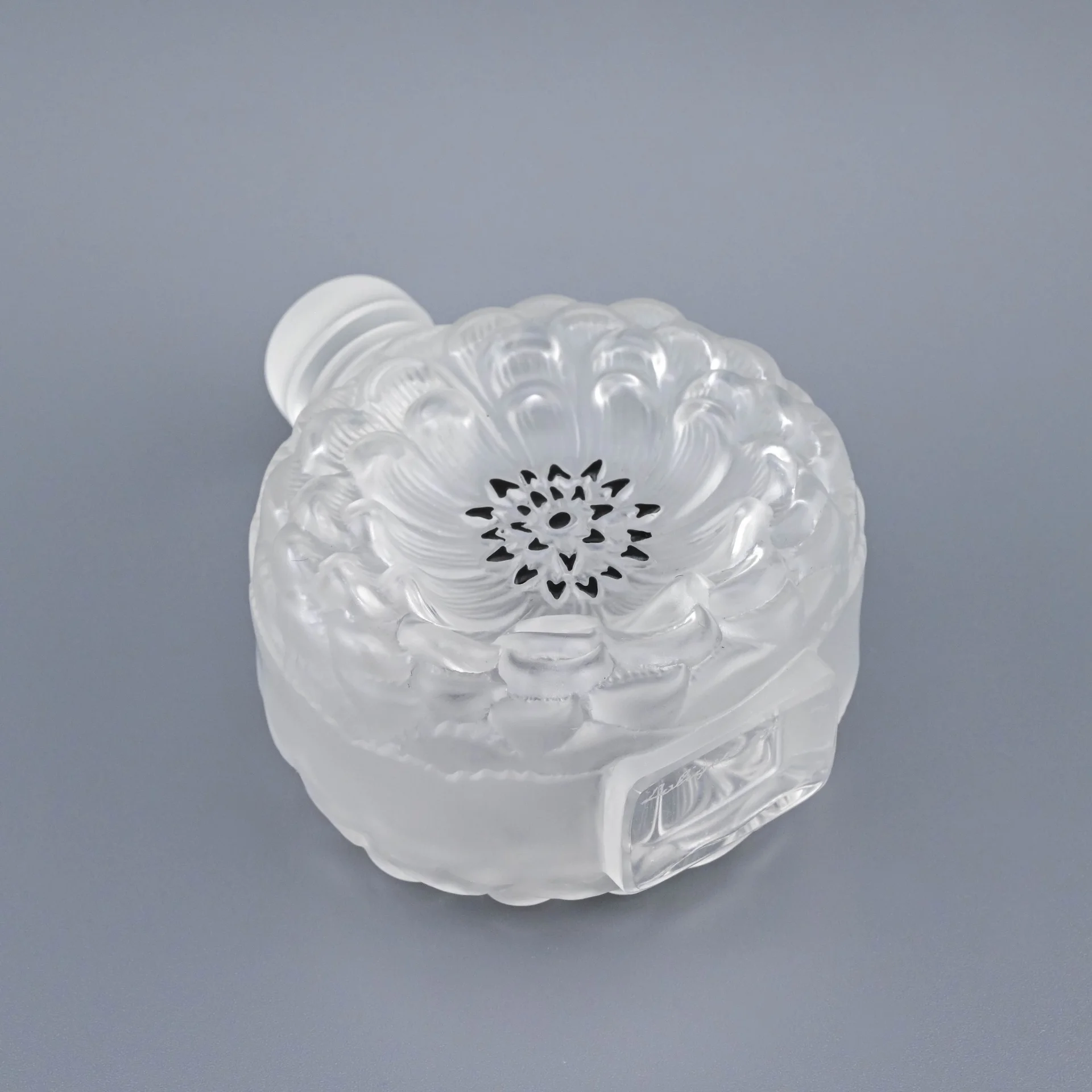 Коллекционный флакон стекло Lalique Георгины - миниатюра 5