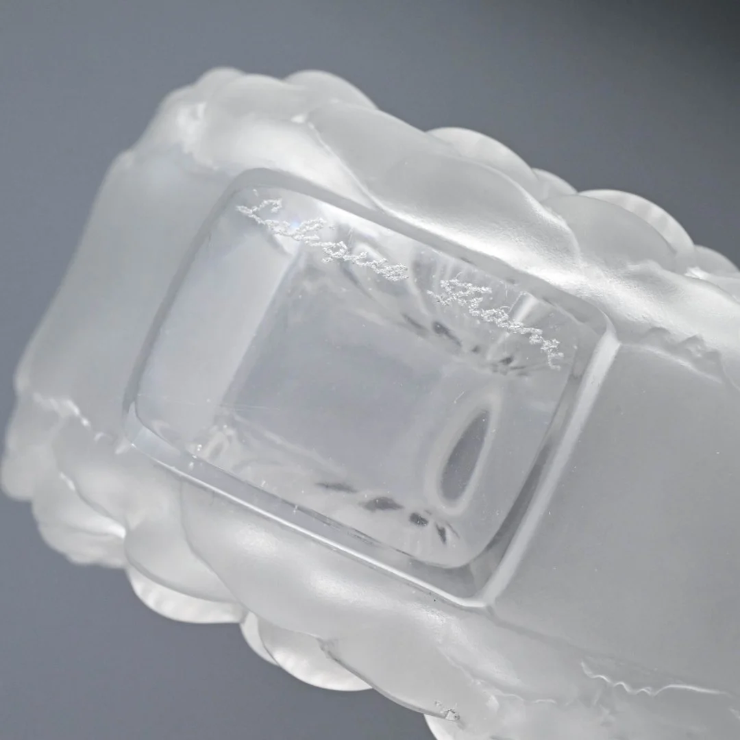 Коллекционный флакон стекло Lalique Георгины - миниатюра 6