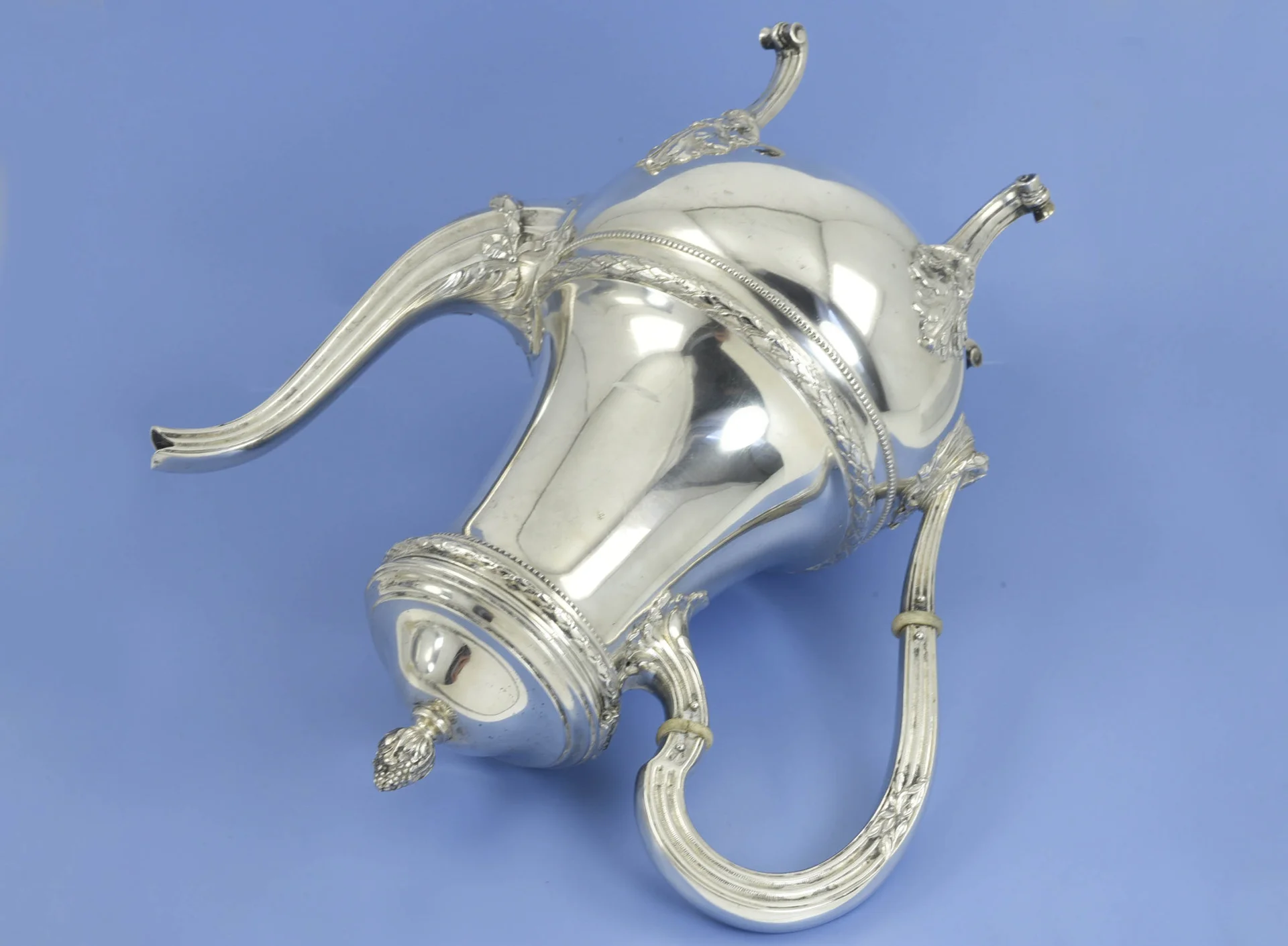 Старинный КОФЕЙНИК серебро 800 Германия - миниатюра 4