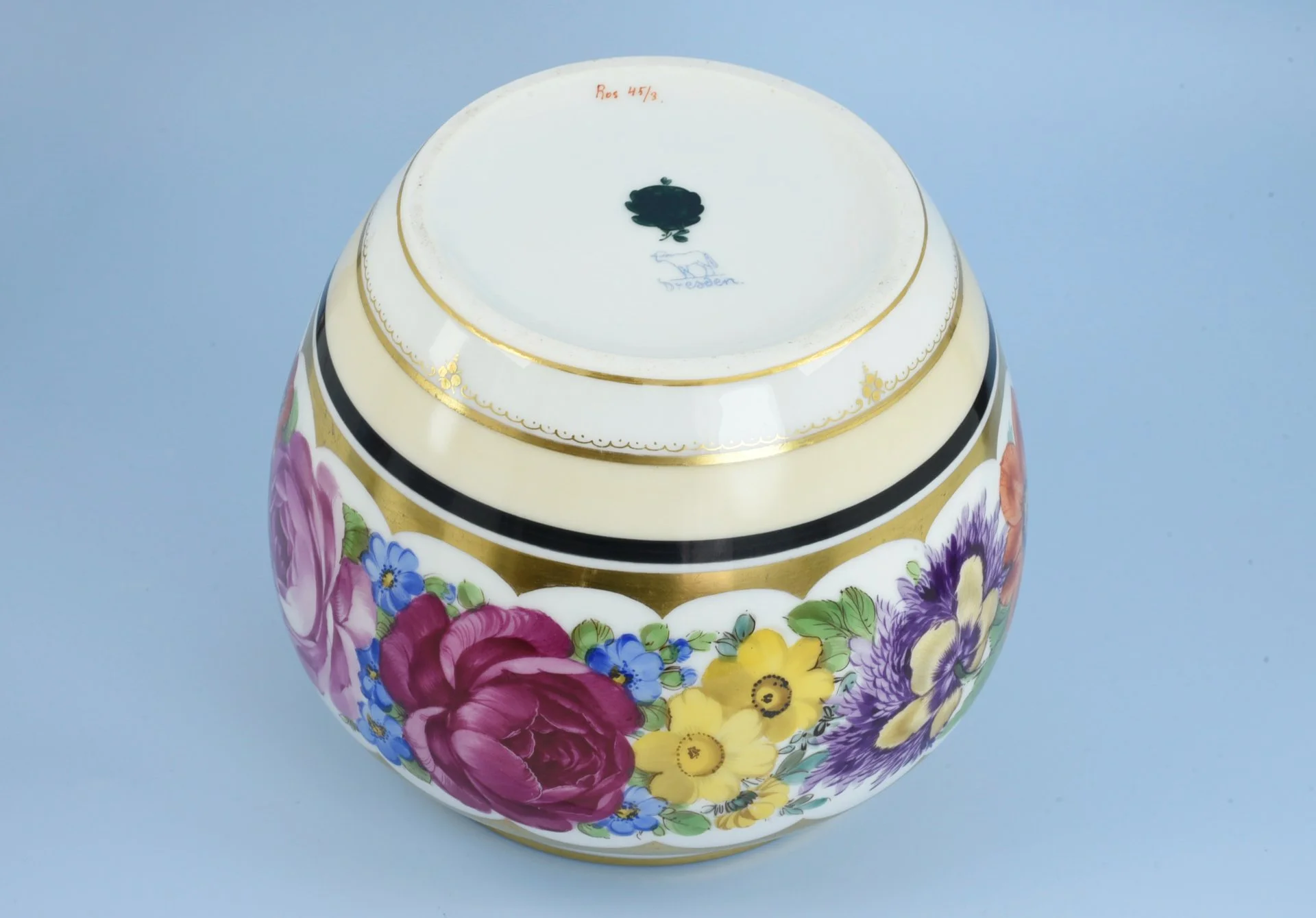 ВАЗА для цветов фарфор Ambrosius Lamm Rosenthal Германия - миниатюра 4