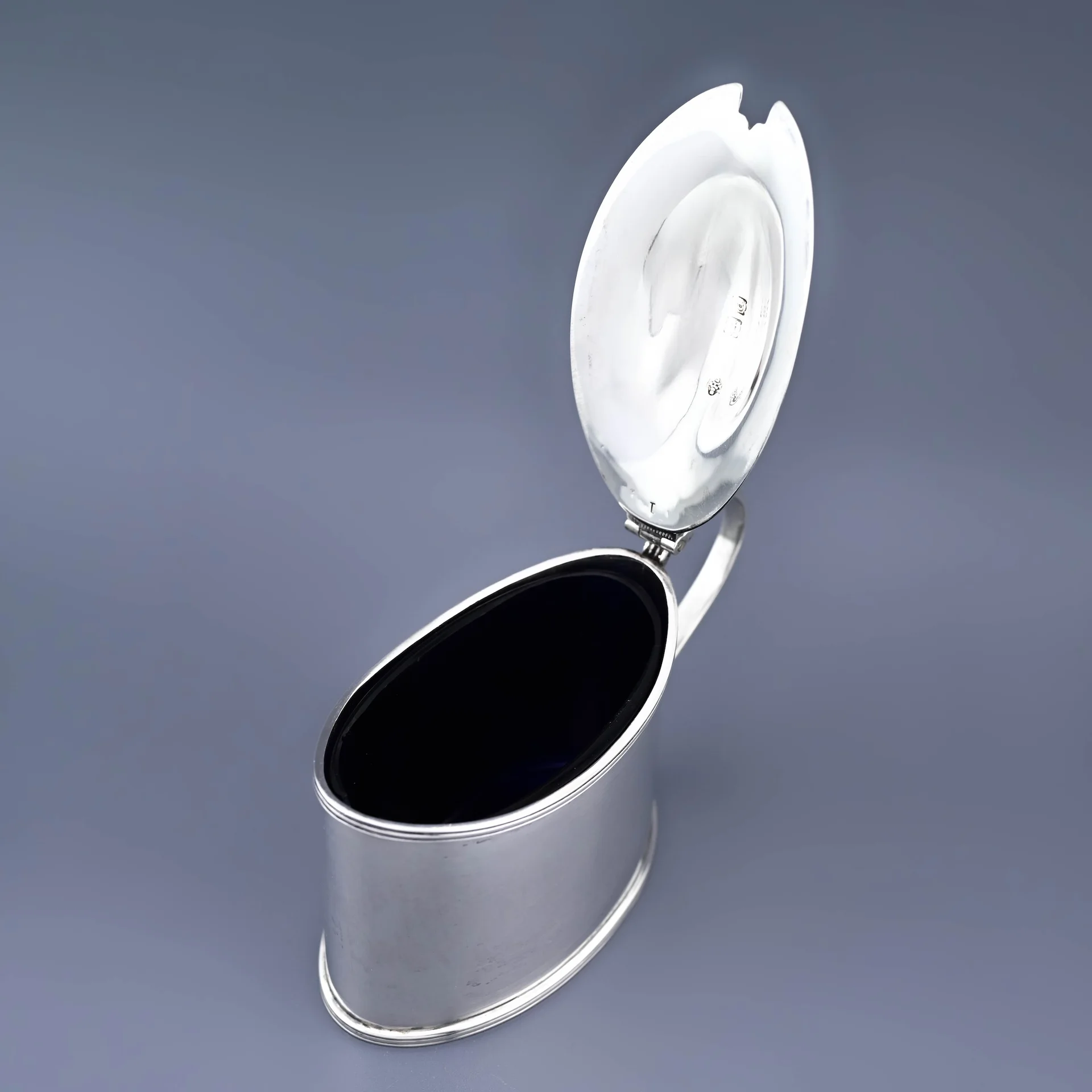 Старинная горчичница серебро Sterling Англия - миниатюра 2