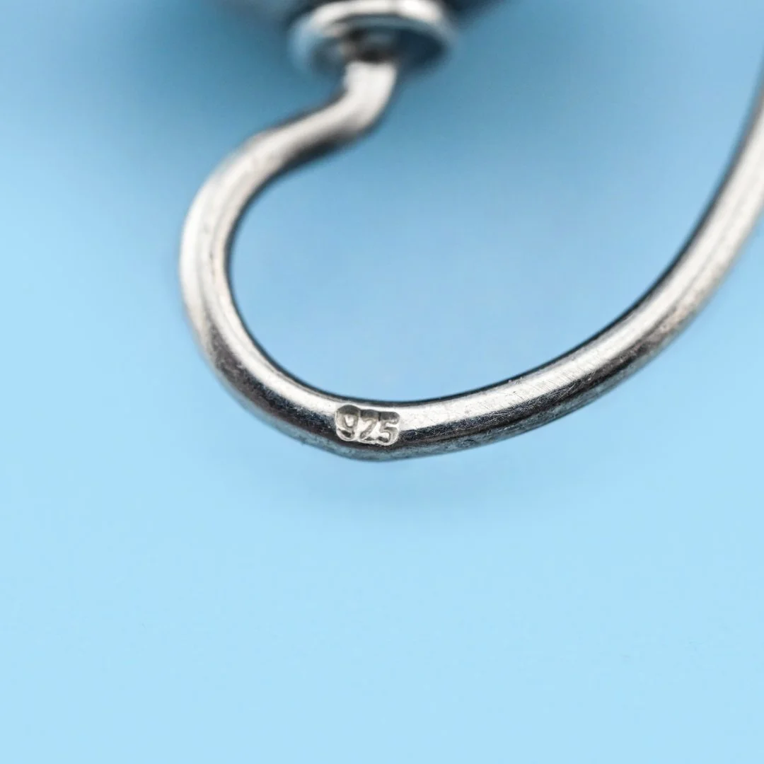 Серьги серебро 925 проба скань филигрань - миниатюра 5
