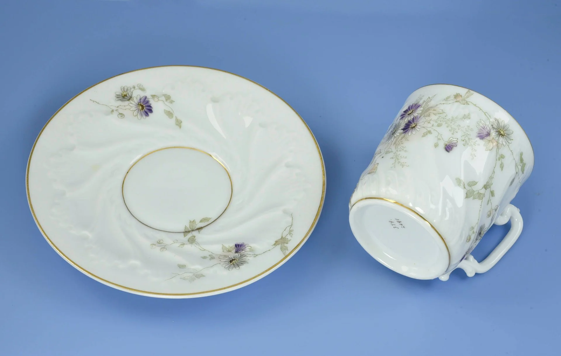 Коллекционная чашка и блюдце фарфор Rosenthal Германия - миниатюра 3