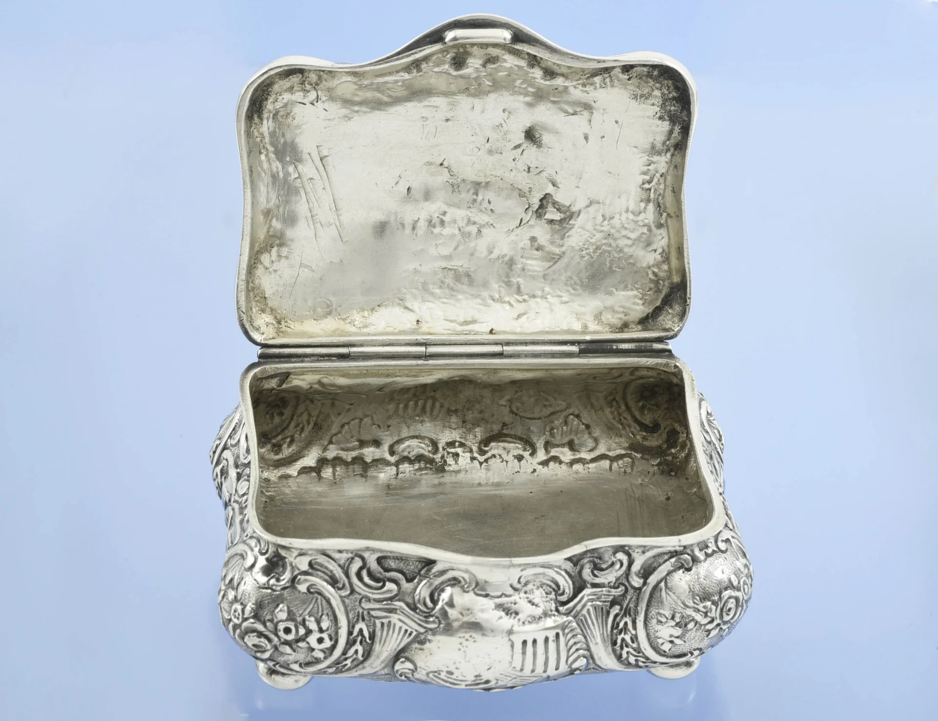 ШКАТУЛКА серебро 925 пробы Sterling Германия - миниатюра 3