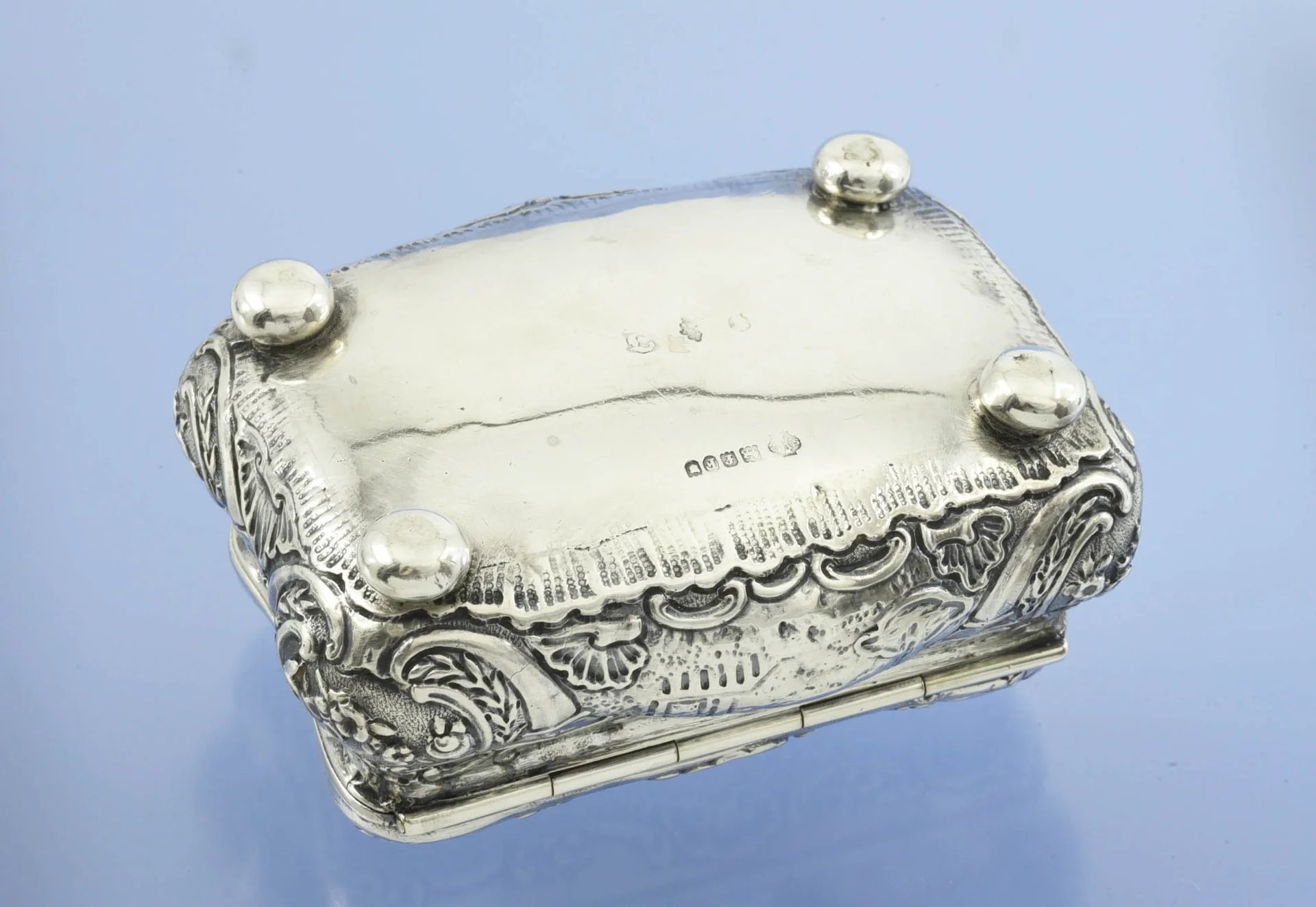 ШКАТУЛКА серебро 925 пробы Sterling Германия - миниатюра 4