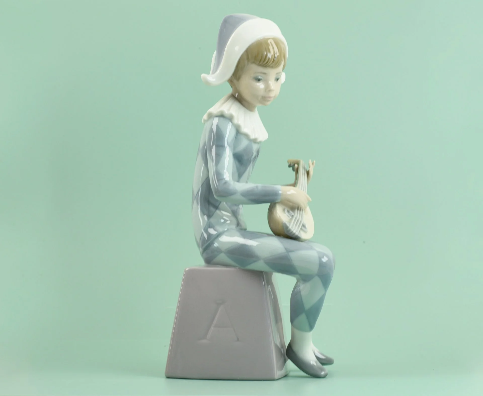 АРЛЕКИН фарфор Lladro Испания - миниатюра 3