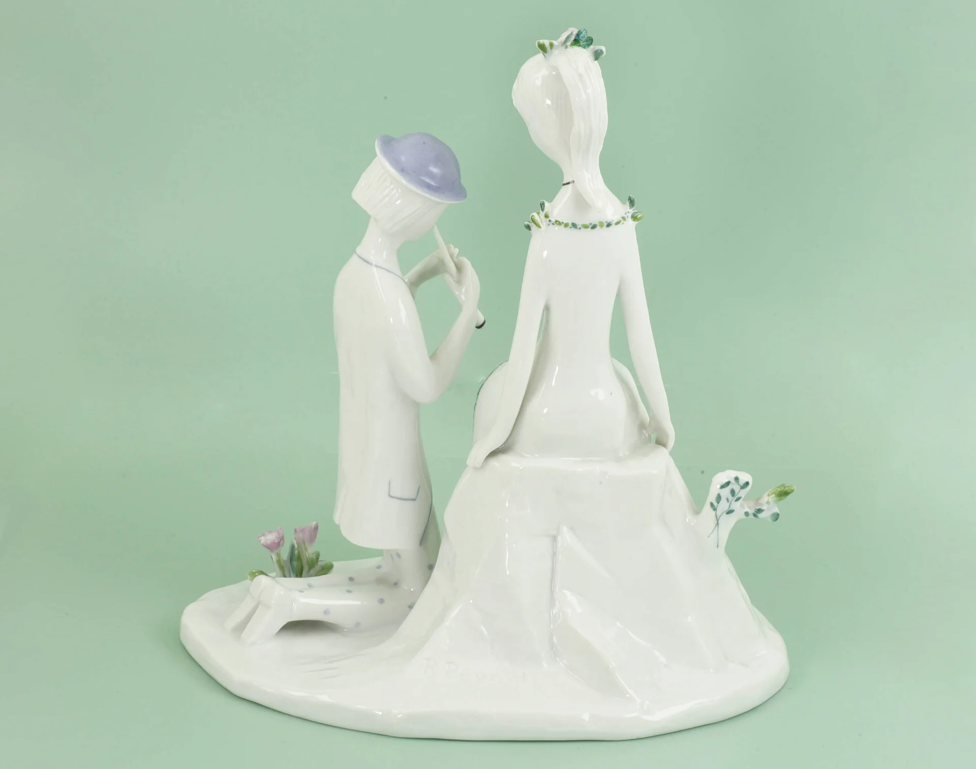 ВЕСЕННЯЯ ПЕСНЯ фарфор Розенталь Rosenthal Германия - миниатюра 3