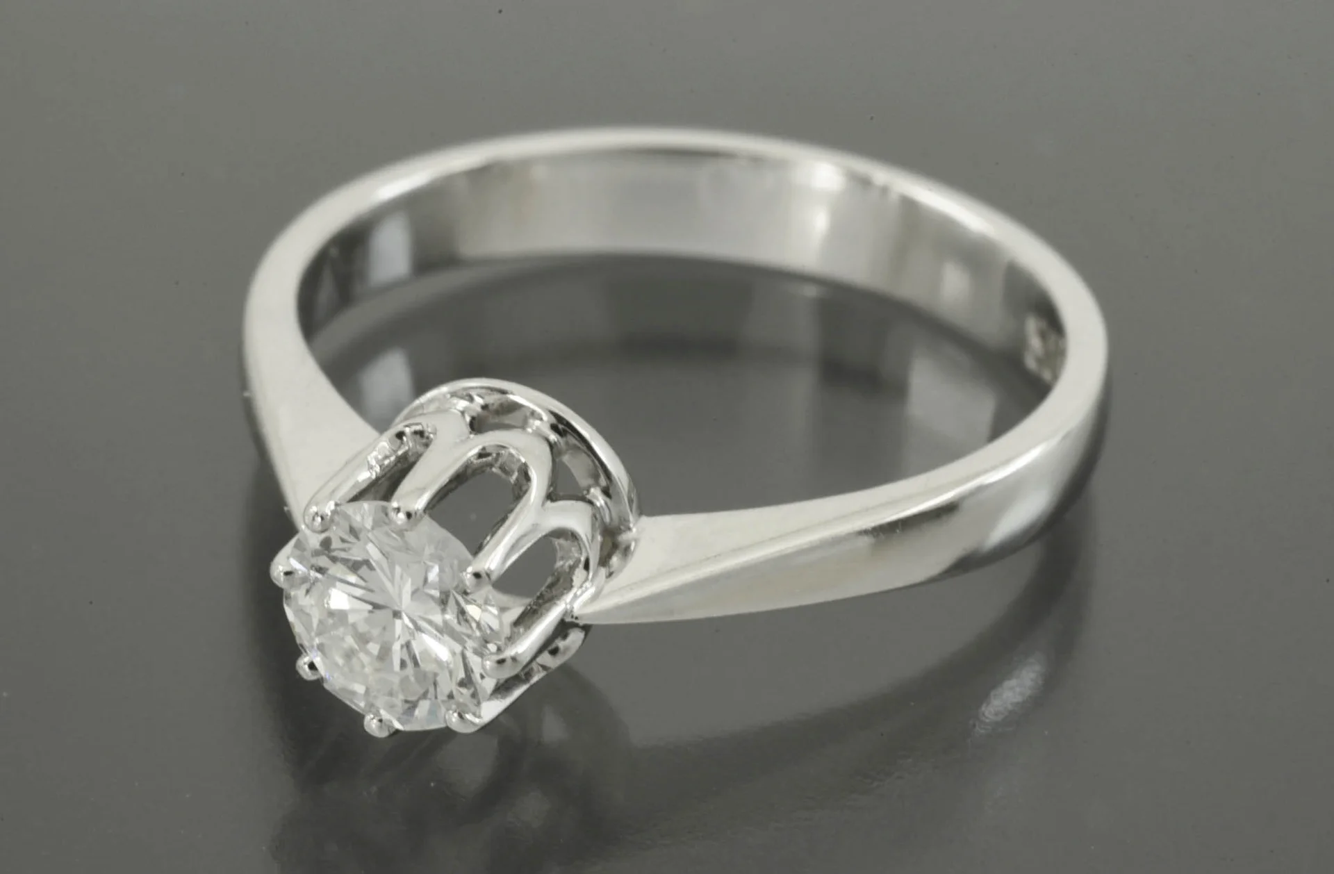 КОЛЬЦО золото 585 проба Бриллиант 0,52 ct - изображение 1