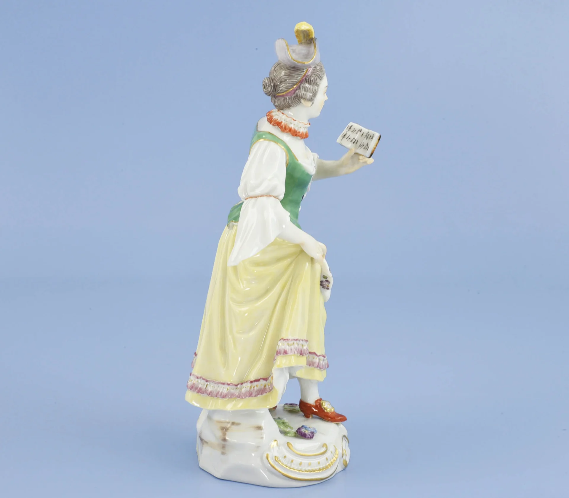 ПЕВИЦА фарфор Майсен Meissen - миниатюра 4