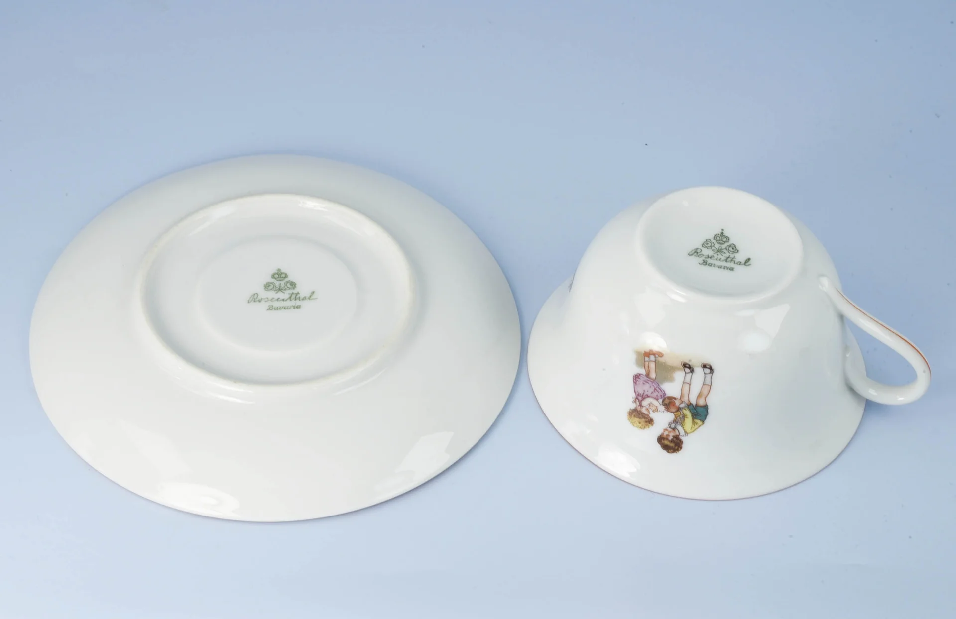 Детская чайная пара фарфор Rosenthal Германия - миниатюра 3