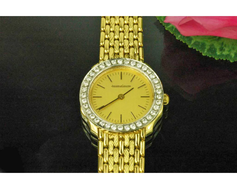 ЧАСЫ Jaeger LeCoultre золото 750 пробы БРИЛЛИАНТЫ - изображение 1