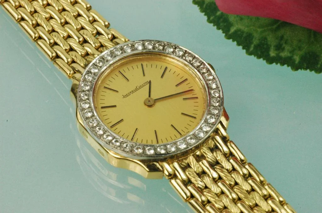 ЧАСЫ Jaeger LeCoultre золото 750 пробы БРИЛЛИАНТЫ - миниатюра 2