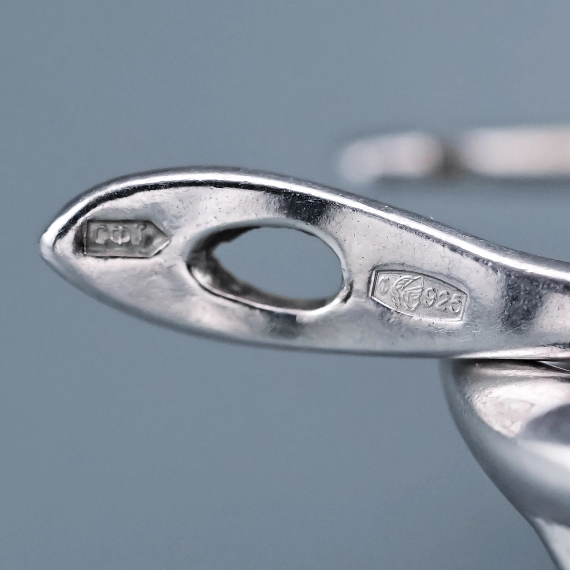 Серьги серебро 925 проба Янтарь Россия - миниатюра 6