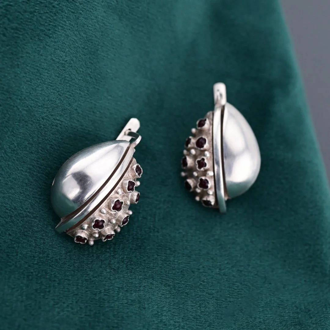 Серьги серебро 925 проба - миниатюра 2