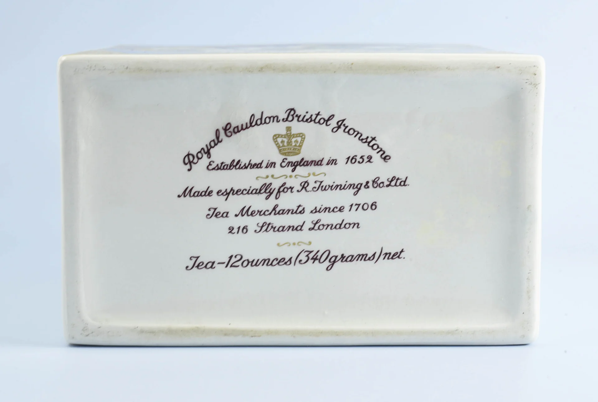 Чайница керамика Royal Cauldon Англия винтаж - миниатюра 5