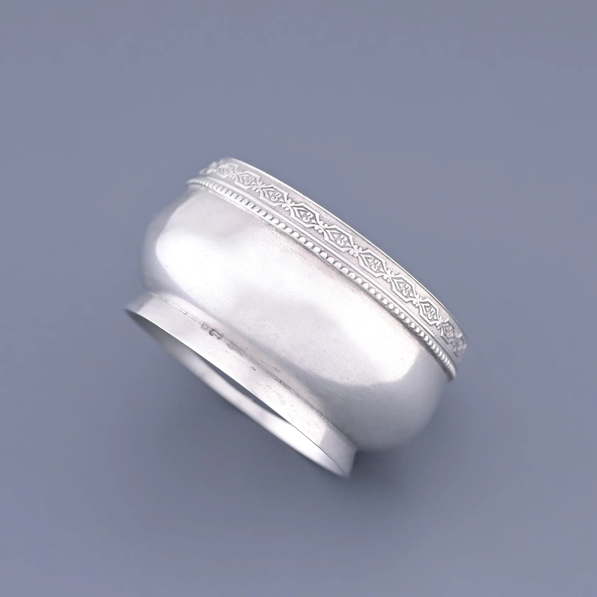 Солонка серебро 875 проба СССР - миниатюра 2