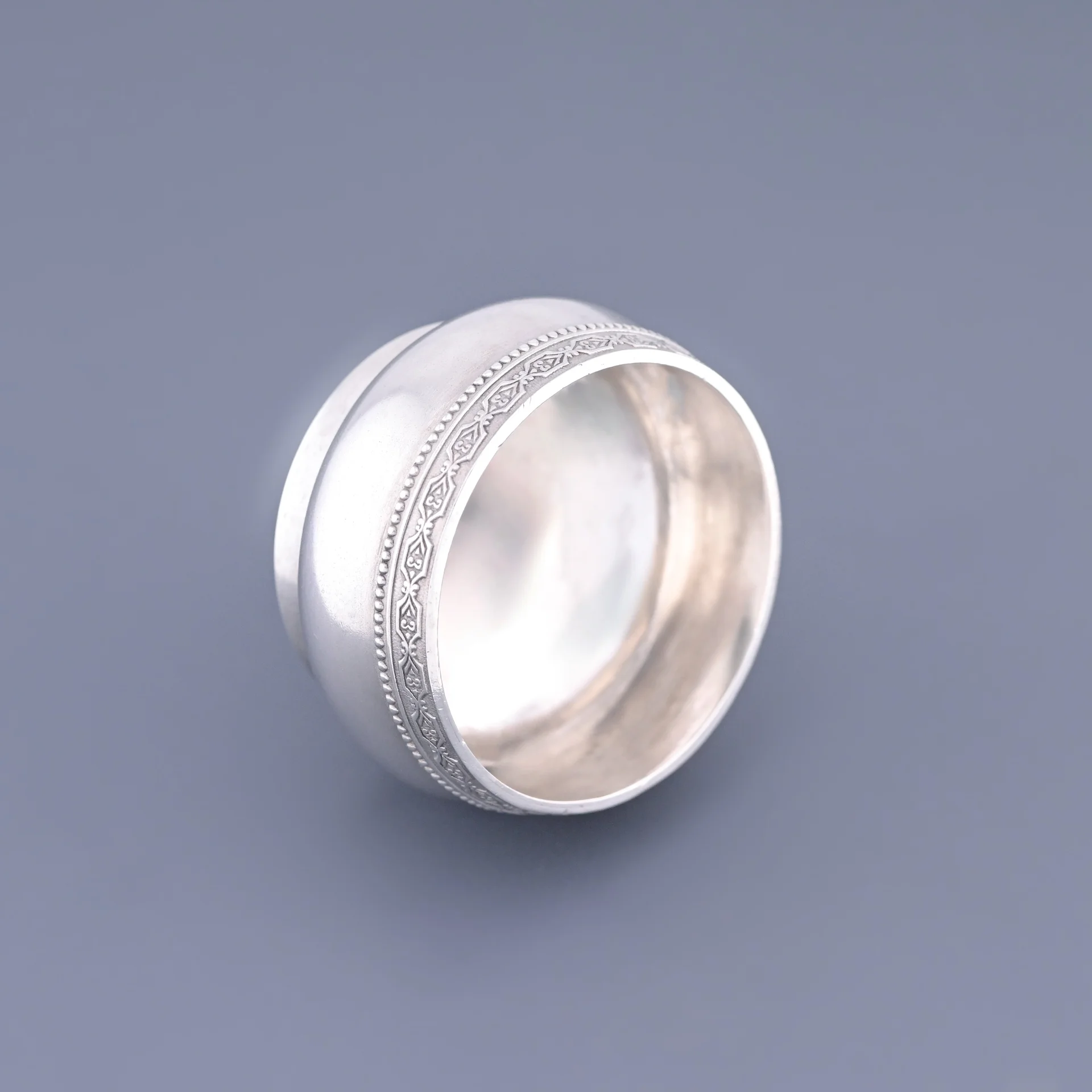 Солонка серебро 875 проба СССР - миниатюра 3