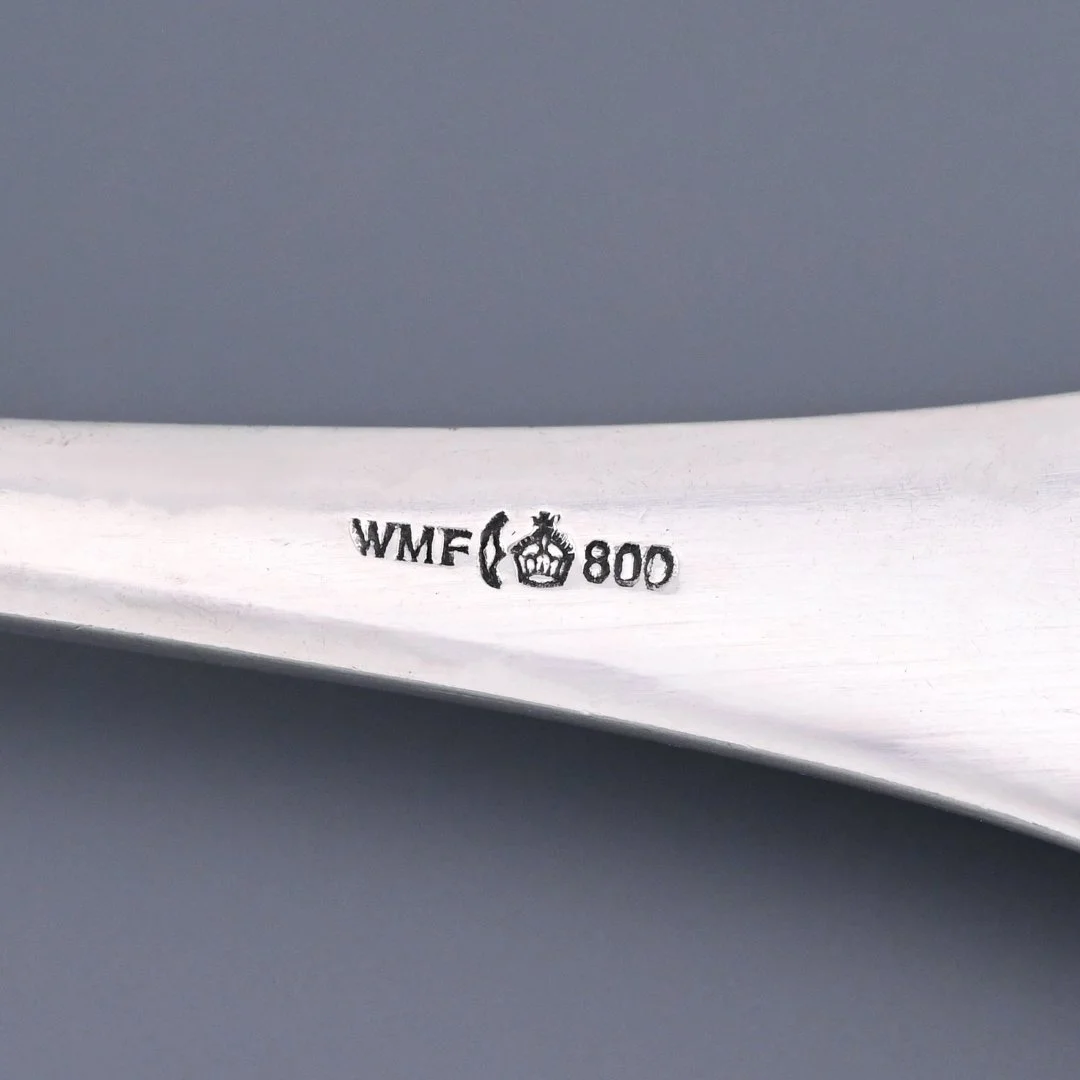 Детская вилка серебро 800 проба WMF Германия - миниатюра 4