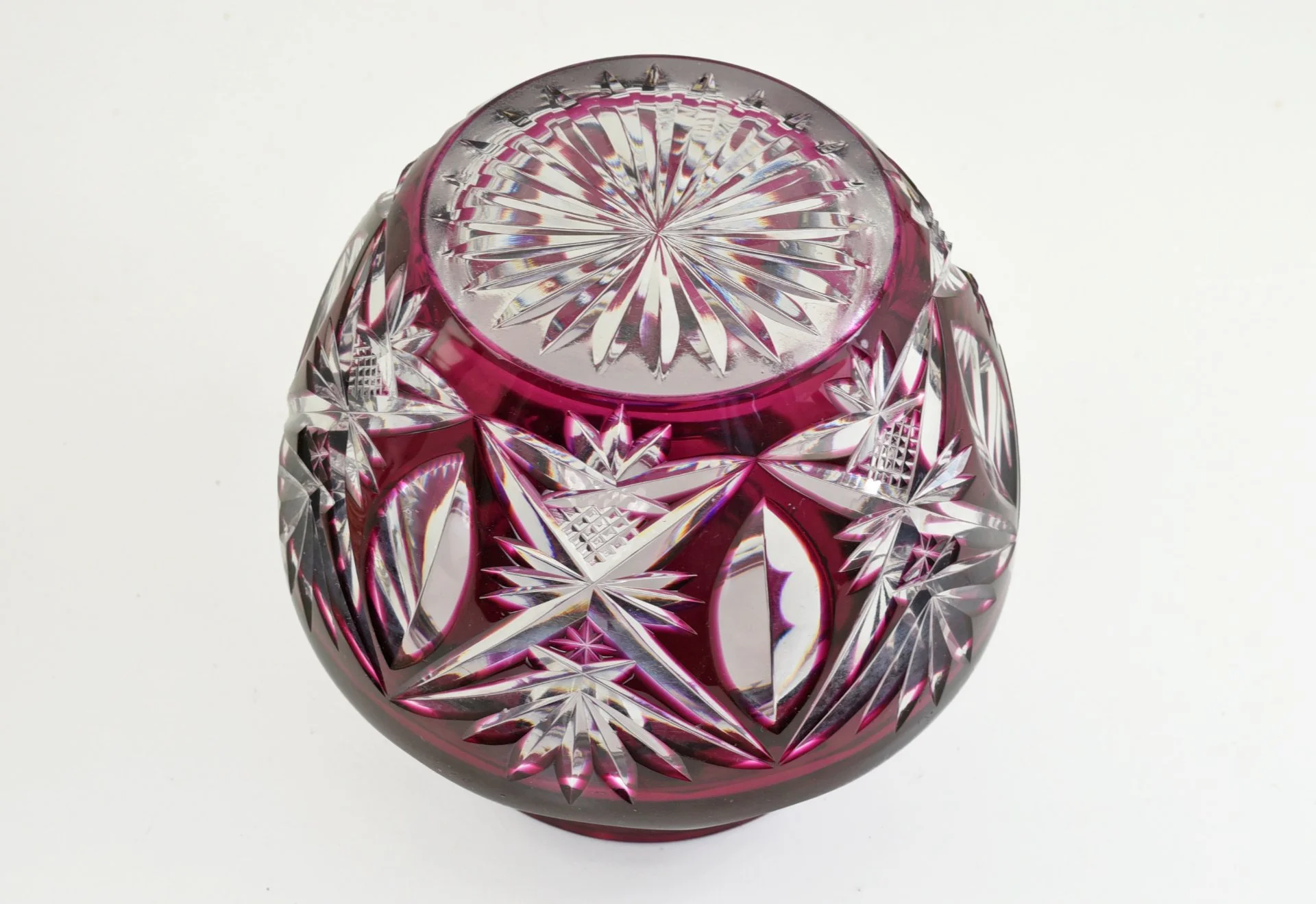 РОУЗБОЛ ваза хрусталь Val Saint Lambert - миниатюра 5