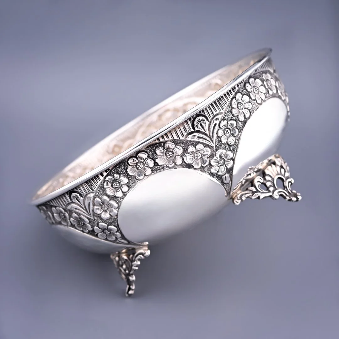 Вазочка серебро 925 проба Кипр - миниатюра 2