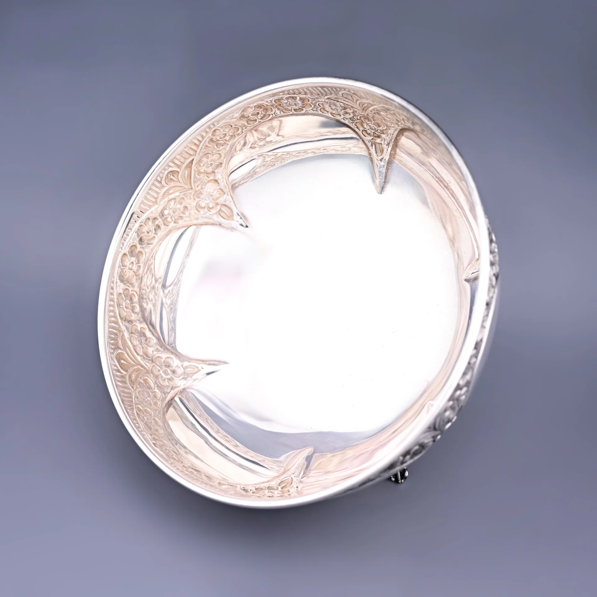 Вазочка серебро 925 проба Кипр - миниатюра 4