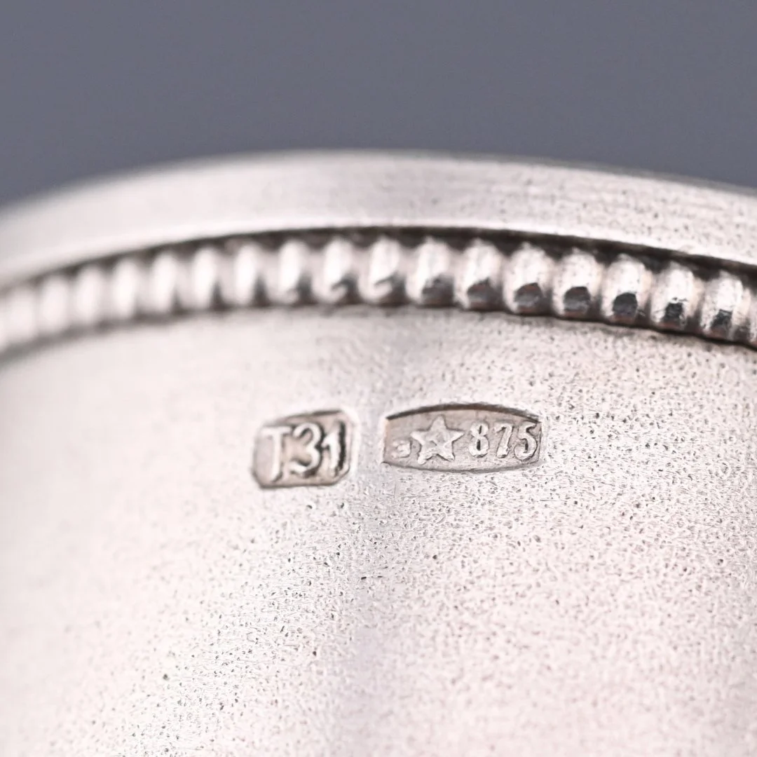Рюмка серебро 875 проба СССР - миниатюра 5
