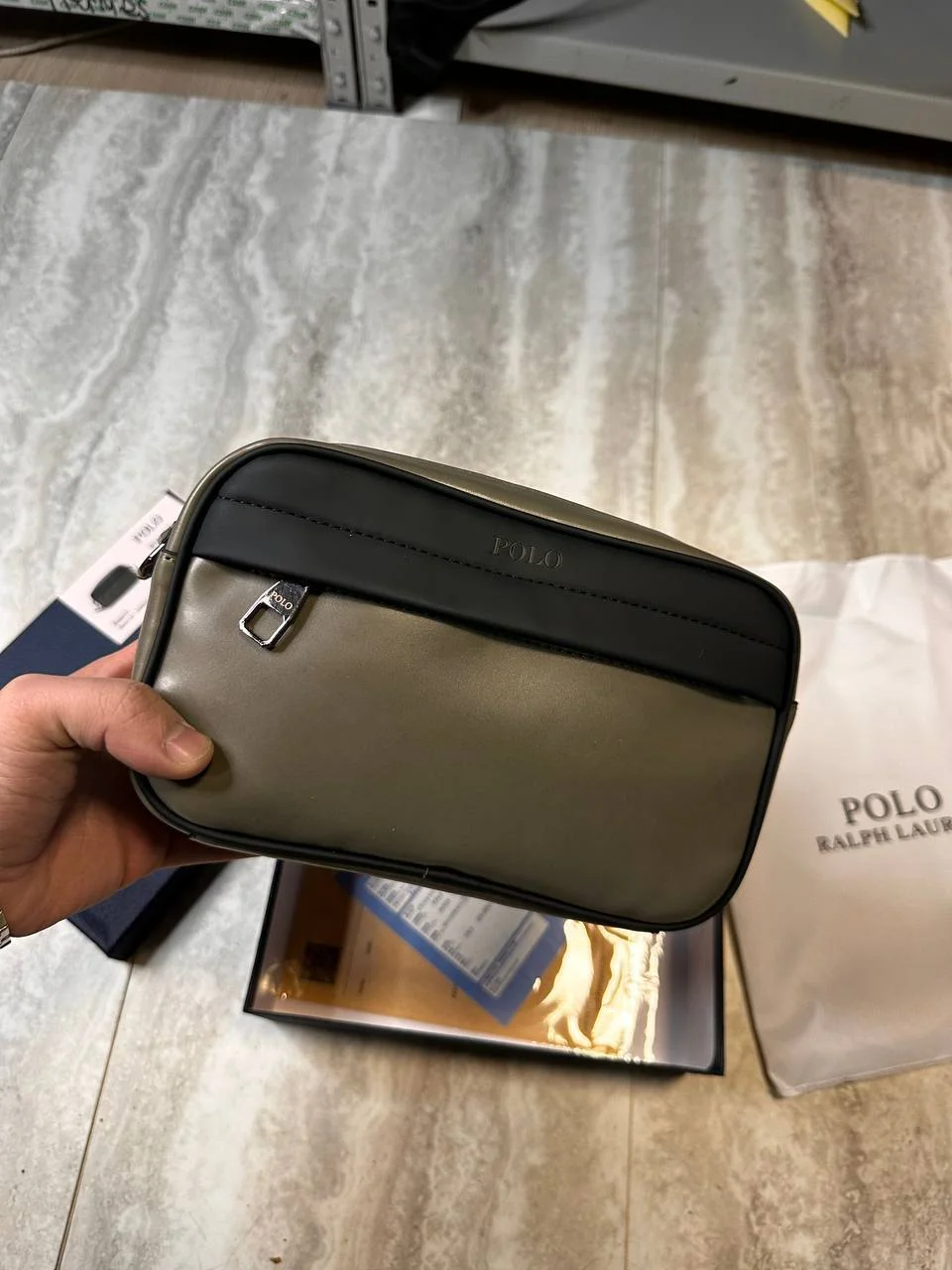 КЛАТЧ POLO RALPH LAUREN С КОРОБКОЙ EXCLUSIVE - изображение 1