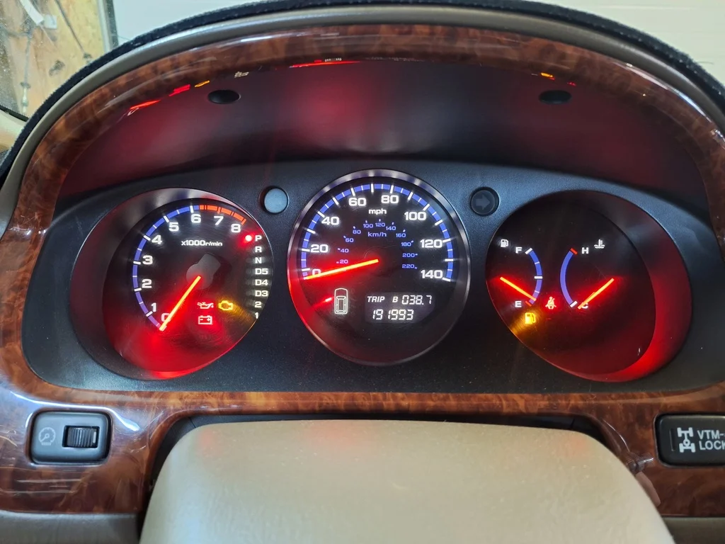 Панель приборов Acura MDX I (2000—2006) 3.5 4WD AT (260 л.с.)