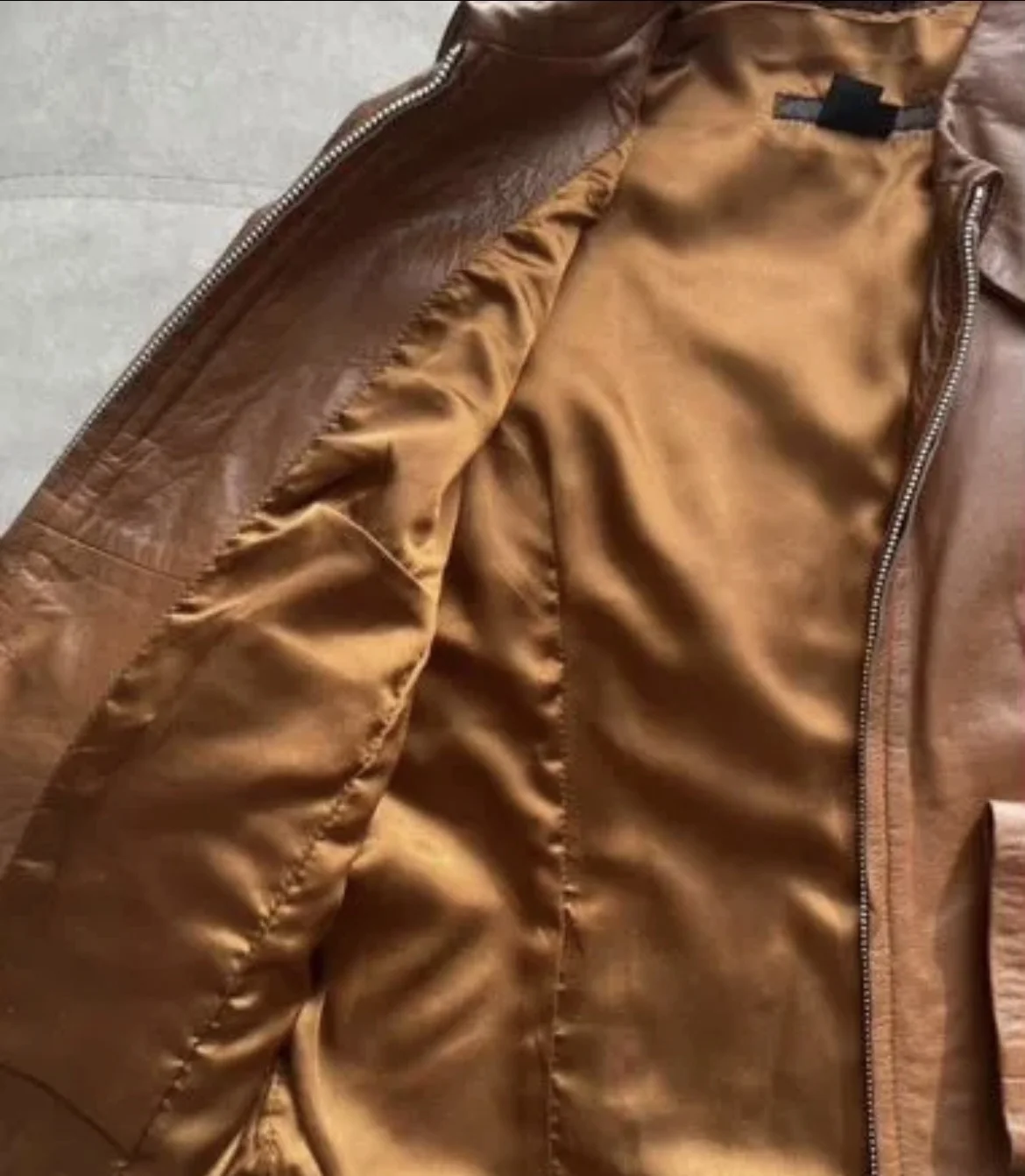 Куртка кожаная женская Zara basic - миниатюра 3