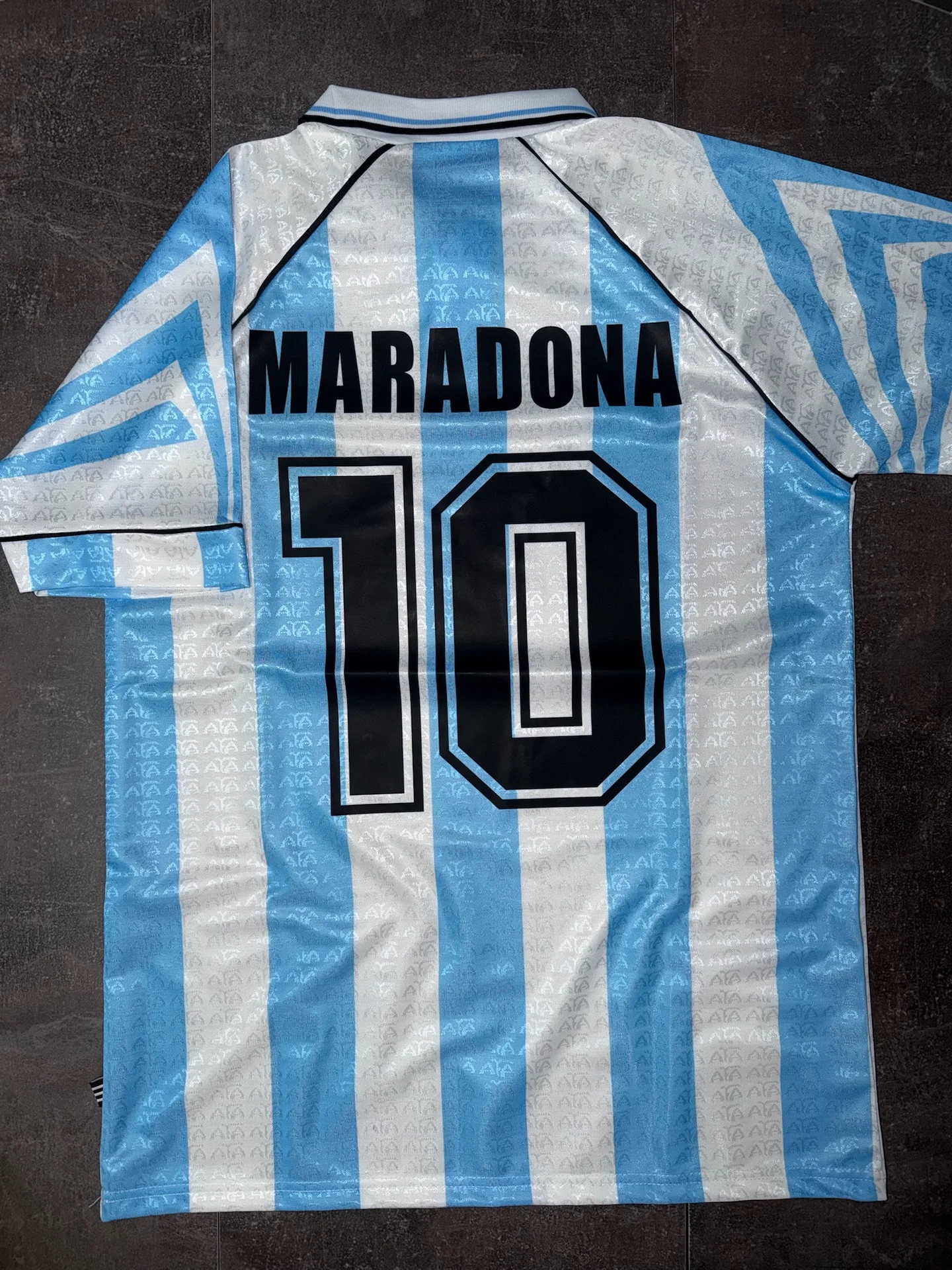 Ретро футболка (джерси) Аргентина 96/97 Maradona - миниатюра 2