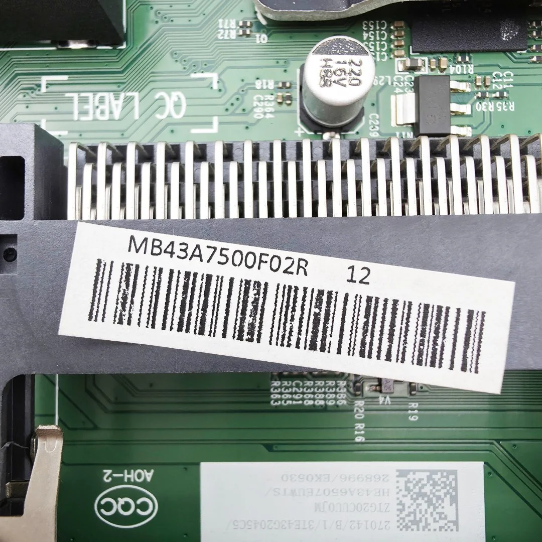 Материнская плата RSAG7.820.9580/ROH для телевизора Hisense 43A7500F - миниатюра 4