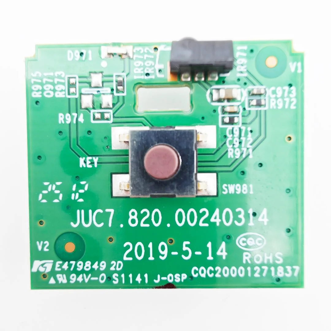 ИК-приемник с кнопкой вкл/выкл JUC7.820.00240314 для телевизора Tuvio TD32HFBCV1 - миниатюра 2