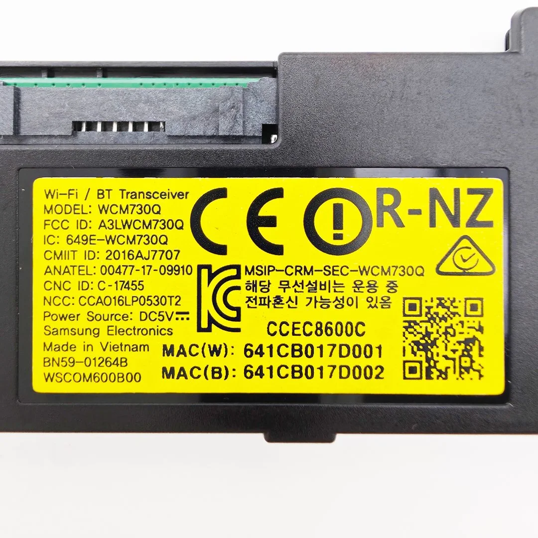 Wi-Fi модуль WCM730Q BN59-01264B для телевизора Samsung UE65NU7670U - миниатюра 3