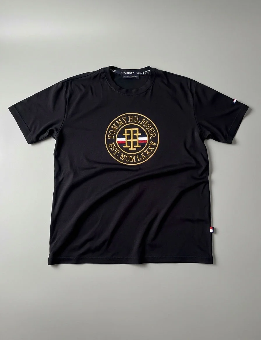 Футболка Tommy Hilfiger черная - изображение 1